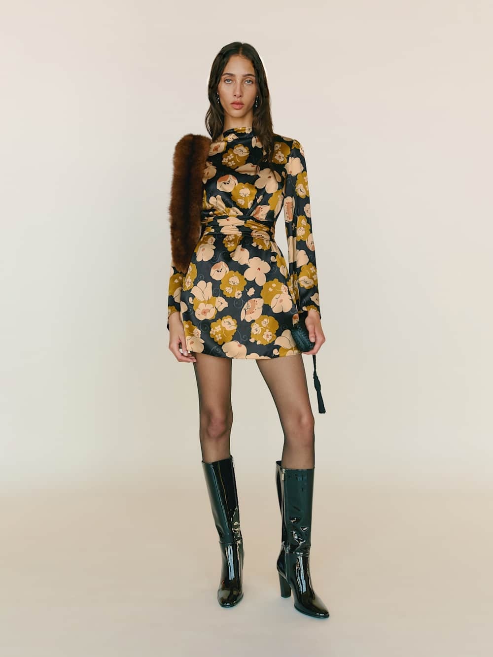 Reformation Astrid Silk Dress